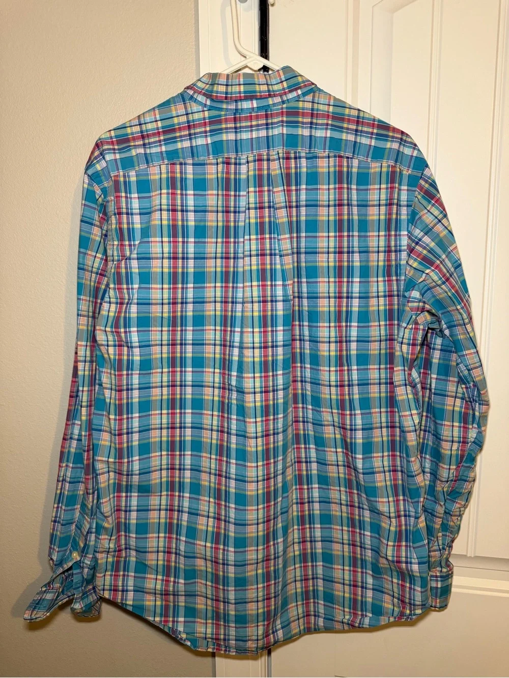 Polo by Ralph Lauren Teal Plaid Button-Down Shirt